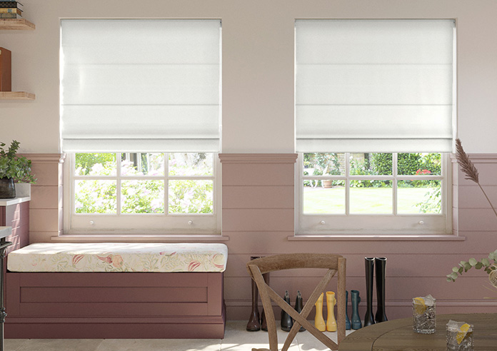 Menton, Grey Haven - Twist&Fit Roman Blind - Image 3